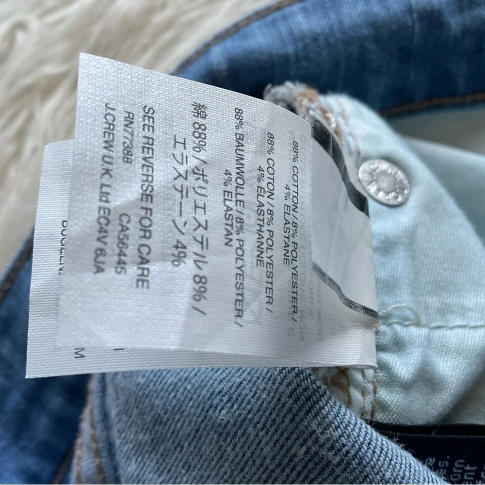 J. Crew approximate measurements